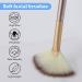WLLHYF 5 PCS Facial Fan Brushes - Soft Makeup Applicator Tools for Women and Makeup Artists - Buy Online on SooperMarket.com