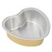 10pcs Heart Shaped Wax Melting Bowls - Gold Aluminum Foil Wax Bean for Hair Removal - Large Size Perfect for Home Use - Buy Online on SooperMarket.com