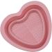 Veeteah Silicone Makeup Brush Cleaner Bowl - Heart Shape Silicone Make up Brush Cleaner - Portable Washing Tool for Brushes Sponges Brush Cleaning Pad pink - Buy Online on SooperMarket.com