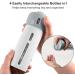 Chiveenido 4-in-1 Travel Dispenser Set | Refillable Shampoo & Toiletry Bottles - Pink & Gray - International Shipping - Buy Online on SooperMarket.com