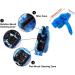 9-Piece Bike Chain Cleaner Brush Set - Cycling Tools Kit for Mountain, Road, City, Hybrid, BMX Bicycles & Motorcycles - Buy Online on SooperMarket.com