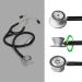 Stethoscope for Doctors & Nurses - Lightweight Dual Head Silver Coated with Flexible Tube & Soft Ear Knobs - Buy Online on SooperMarket.com