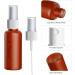 10x 50ml Portable Refillable Plastic Spray Bottles - Travel-Friendly Atomizers for Skincare Essential Oils & Perfumes (Brown) | Ideal for Outdoor Sports & Air Travel - Buy Online on SooperMarket.com