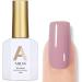 Nude Gel Nail Polish 15 ML - Soak Off UV/LED Salon Quality Varnish in Dusty Rose | AILLSA Cute Color for Home Use - Buy Online on SooperMarket.com