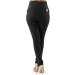Milano Maternity Jeans: Ultra Stretch Buttery Soft Denim for Comfortable Pregnancy - High Waisted Over The Bump Band (Size 10, Black) - Buy Online on SooperMarket.com
