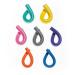 Premium Papilotten Lockenrifler - 42 Multi-Colored Flexi Rods for Gentle Natural Curls Overnight | Ideal for Large & Small Curls - Buy Online on SooperMarket.com
