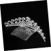 minkissy Bridal Comb Headpiece Bridal Headpiece Bride Comb Earth Tones Bridal Comb Rhinestone - Buy Online on SooperMarket.com
