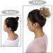 Sandy Brown to Bleach Blonde Messy Hair Bun Donut Chignon Updo Scrunchie - 25g Hairpiece Extension - Buy Online on SooperMarket.com