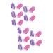 Baluue 2pcs Home Hair Curler Hair Curler Stick Hair Waver Sponge Curlers for Hair DIY Hair Styling Tools mediumx2pcs Rosyx2pcs