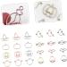 EXCEART 24pcs Epoxy alloy pendant blank hats wallet key holder bead keychain UV Resin Crafts mold witch hat - Buy Online on SooperMarket.com