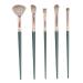 Complete 14-Piece Cosmetic Brush Kit for Sensitive Skin | Includes PU Bag | Green Eyeshadow & Foundation Tools | Worldwide Shipping - Buy Online on SooperMarket.com