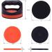 Set of 2 Plastic Air Hockey Strikers and 4 Pucks - Replacement Kit for Game Tables, Black - Buy Online on SooperMarket.com