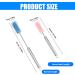 Toatelu Silicone Bottle Brush Set - 2-Piece Long Handle & Rotating Hygienic Cleaning for Baby Bottles & Food Glasses - Buy Online on SooperMarket.com