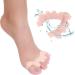 Bunion Corrector Toe Straightener Gel Separator - 8PCS Silicone Toe Spacers & Stretchers for Men and Women - Reduce Foot Pain with Hammer Toe & Nail Corrector - 5-Toe Corrector - Buy Online on SooperMarket.com