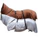 RL24 - eczema ceiling with neck part & abdomen |Flying ceiling to protect against insects |Fine -meshed tissue double front closure & leg cords |Outdoor horse ceiling in silver gray |115cm silver gray 115cm