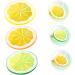 Alipis 6pcs Artificial Lime Simulation Fruits Simulated Fruit Model Faux Lemon Slices Lemon Slices for Soap Lifelike Lemon Props Lemon Slices Artificial Ornament Filling Orange Slices Pvc - Buy Online on SooperMarket.com