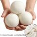 1Pcs Dryer Balls Natural Fabric Virgin Reusable Balls Dryer Wool Laundry Softener Dry Washing Kit Balls 6cm - Buy Online on SooperMarket.com