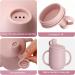 Dandat 2 Pcs Silicone Sippy Cups for Babies 6 Months+ | Spill Proof Toddler Training Cups with Double Handles | Easy Grip & BPA Free | 5 oz - Buy Online on SooperMarket.com