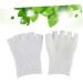 HAPINARY 1 Pair Gel Dry Cracked Heels Socks Cracked Foot Socks Open Toe Socks Thumb Bunion Corrector Five Finger Socks Silicone Socks Moisturising Foot Spa Socks White Moisturizing - Buy Online on SooperMarket.com