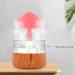 Rain Cloud Humidifier with Colorful Lights and Water Drop Sound - Wood Aroma Diffuser for Home Desk Bedside - Buy Online on SooperMarket.com