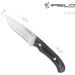 Ifield Sport Hunting Knife EL29100 | 10cm Satin Blade | 20.5cm Total Size | Includes Leather Sheath | Ideal for Camping Fishing & Sports Activities - Buy Online on SooperMarket.com
