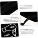 FOYTOKI 4 Pcs Hair Dryer Storage Bag Accessories Blower Tool Drawstring Bag Roller Cosmetic Flannel Black - Buy Online on SooperMarket.com