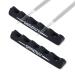 Game Envy Art Brush and Hobby Tool Holder for Watercolor Acrylic Oil Paint Calligraphy Miniature Painting Pens Markers Hobby Knife - 6 Slots Soft Rubber Stays Put Fun Colors 2-Pack (Black) Blue