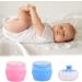 JNAWA Baby Powder Puff Box Drum - 2 Piece Set | Portable Sponge Body Puff for Children | Fluffy Powder Care Box - Buy Online on SooperMarket.com