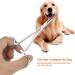 Hemostat Zonge Stainless Steel Pet Ear Cleaning Scissors - Curved Pointed Anti-Slide Tool for Dogs & Cats - Buy Online on SooperMarket.com