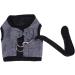 2-St Rabbit Line Lead Vest for Chinchillas - Breathable Costume Dress with Breast Tape - Muscle Shirt Straps 2-Pack Gray Size 3x2 - Ideal Guinea Pig Belt for Comfortable International Shipping - Buy Online on SooperMarket.com
