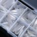 AORAEM Clear Long Stiletto False Nails - 500Pcs Full Cover Artificial Nail Tips in 10 Sizes for Nail Salon - Buy Online on SooperMarket.com