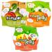 Fruit Snack Pack Bundle With Fruitypot Peach & Pear in Juice 113g Mandarin in Orange Jelly 120g and Peach in Peach Jelly 120g (3 Pack)