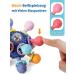 KMMIFF FOOTE BAY Silicone BPA-Free Teether Ball - Soft Dental Aid for Babies 3 Months+ | Relax & Stimulate with Safe Baby Toys in Dark Blue - Buy Online on SooperMarket.com