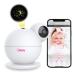 iBaby M8 2K Smart Baby Monitor, 355 Pan 110 Tilt and 2-Way Talk, Video Baby Monitor with Crying and Motion Alerts, Moonlight Projector, Temperature/Humidity Alerts, for iOS/Android