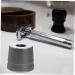 Angoily Universal Razor Rack & Shaving Brush Holder - Premium Aluminum Double Shaver Stand for Men - Ideal for Home & Shower - Buy Online on SooperMarket.com