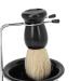 3pcs Professional Beard Shaving Brush Set - Manual Shaving Brush Bowl & Stand Kit for a Perfect Shave | International Shipping - Buy Online on SooperMarket.com