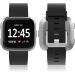 Fitbit Versa 2/Versa Lite Sport Band - Classic Soft Silicone Replacement Wristband - Black - Large - Buy Online on SooperMarket.com