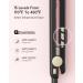Wavytalk 100% Pure Titanium Hair Straightener | Dual Voltage 1 Inch Flat Iron | Silky Hair Instantly | 170 -450 | Matt Black - Buy Online on SooperMarket.com