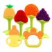 Baby Teething Toys 6 Packs BPA Free Silicone Baby Teethers Freezer Safe Organic Infant Teething Toys Soft & Textured for Natural Brain Development