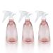 Gvolatee 3 STK atomizer spray bottle 500 ml refillable spray bottles empty transparent spray bottle plastic sprays plants professional water spray bottle for flowers hair cleaning pink