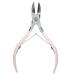 Malva Belle Ingrown Toe Nail Clippers For Thick Nails - Full Length Jaw with Double Spring Ingrown Toenail Tool - Premium Nail Nipper/Cutter with Safety Tip Cover - Comfort Grip Handles - Pink