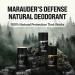 The Beard Struggle Marauder's Defense Natural Deodorant - Charcoal Infused - Aluminum Free - 2.65 oz - Buy Online on SooperMarket.com