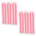 FOMIYES 6 Pairs Eyelash Lift Rods Ribbon Silicone Lash Lifting Strips Reusable Eyelash Lift Cover Curler Soft Stripe Soft Eyelash Perm Lift Rod for Permanent Lashes Pink