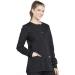 Women's Workwear Professional Snap Front Scrub Jacket - Soft Stretch Material - Medium, Black - WW340 - Buy Online on SooperMarket.com
