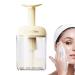 Foam Maker for Face Wash - Transparent Manual Facial Cleanser Foamer Type - Fine Foam Skincare Cleaner Tools for Face Cleanser Shampoo Shower Gel Deep Cleansing Light Yellow