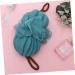 3 Pcs Scrub Bath Ball - Tensile Bath Flower Shower Brush & Towel | Body Exfoliation - 6cm - Buy Online on SooperMarket.com