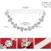 BETHYNAS Shiny Wedding Bridal Garter - Handmade Gemstone Thigh Chain for Brides - Stretchy Thigh Belt for Women (Style 2) - Buy Online on SooperMarket.com