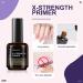 Movoran Acrylic Nail Kit for Beginners - 3 Colors Powder & Liquid Set with Brush Cleaner - Ideal for Nail Extension - Professional Nail Kit for Everything - Buy Online on SooperMarket.com