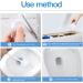 KIISIISO 12-Pack Toilet Bowl Cleaner Tablets - Automatic Tank Cleaner with Sustained Release Technology for White Bathroom - Buy Online on SooperMarket.com
