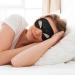 Eyelash Pattern Soft Sleep Eye Mask | Breathable Eye Patch for Women | Perfect for Travel & Relaxation - Buy Online on SooperMarket.com